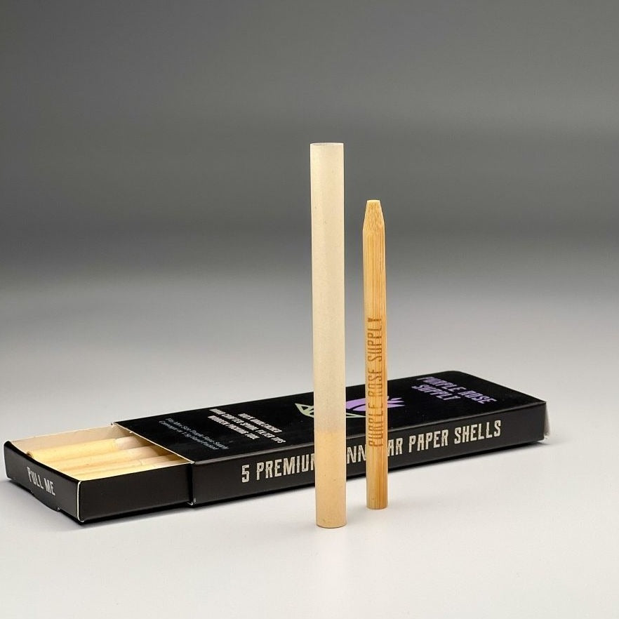 (R) 5 PACK PAPER HEMP SHELLS W/ PACKING TOOL
